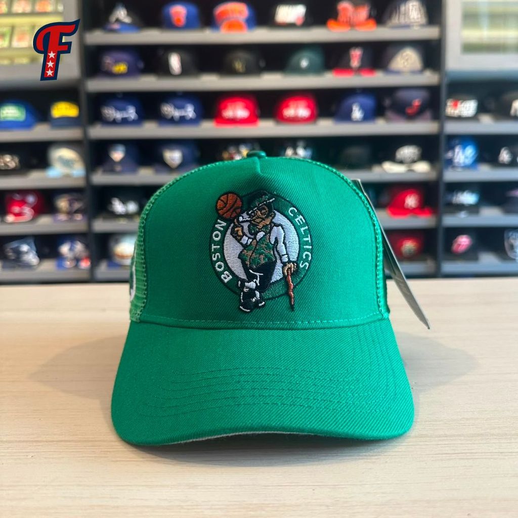 Topi Pro Standard NBA Boston Celtics Green Snapback Trucker Hat Original
