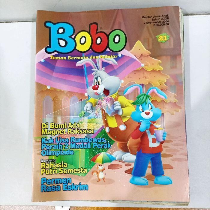 Bobo Majalah anak-anak Tahun XXXII 2 September 2004 - Rahasia putri semesta