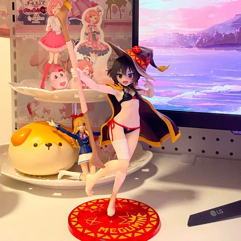 Original TAiTO Megumin Figure 18cm PVC Action Figure Swimwear Amine Birthday Gift Collectible Figuri