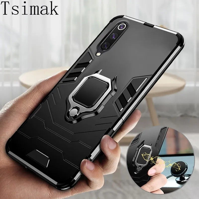 CASE FOR SAMSUNG M20 M30 M21 M21S M30S M31 M31S IRING CASE PREMIUM RUGGED ARMOR ROBOT STANDING IRING