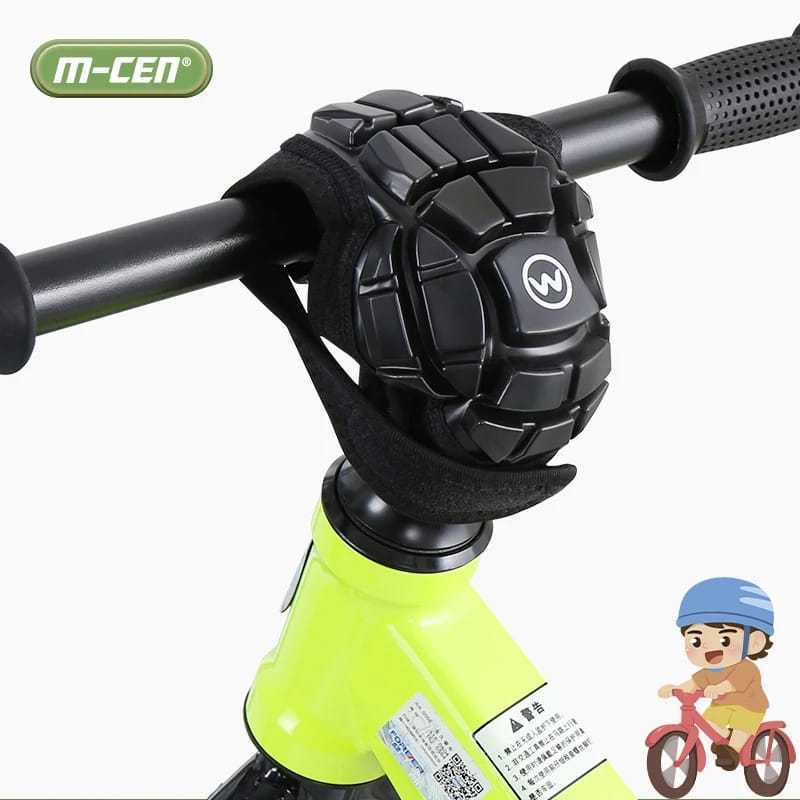 Foto Pelindung Stem Protektor Benturan stang Pushbike Sepeda anak balance bike Not Meroca