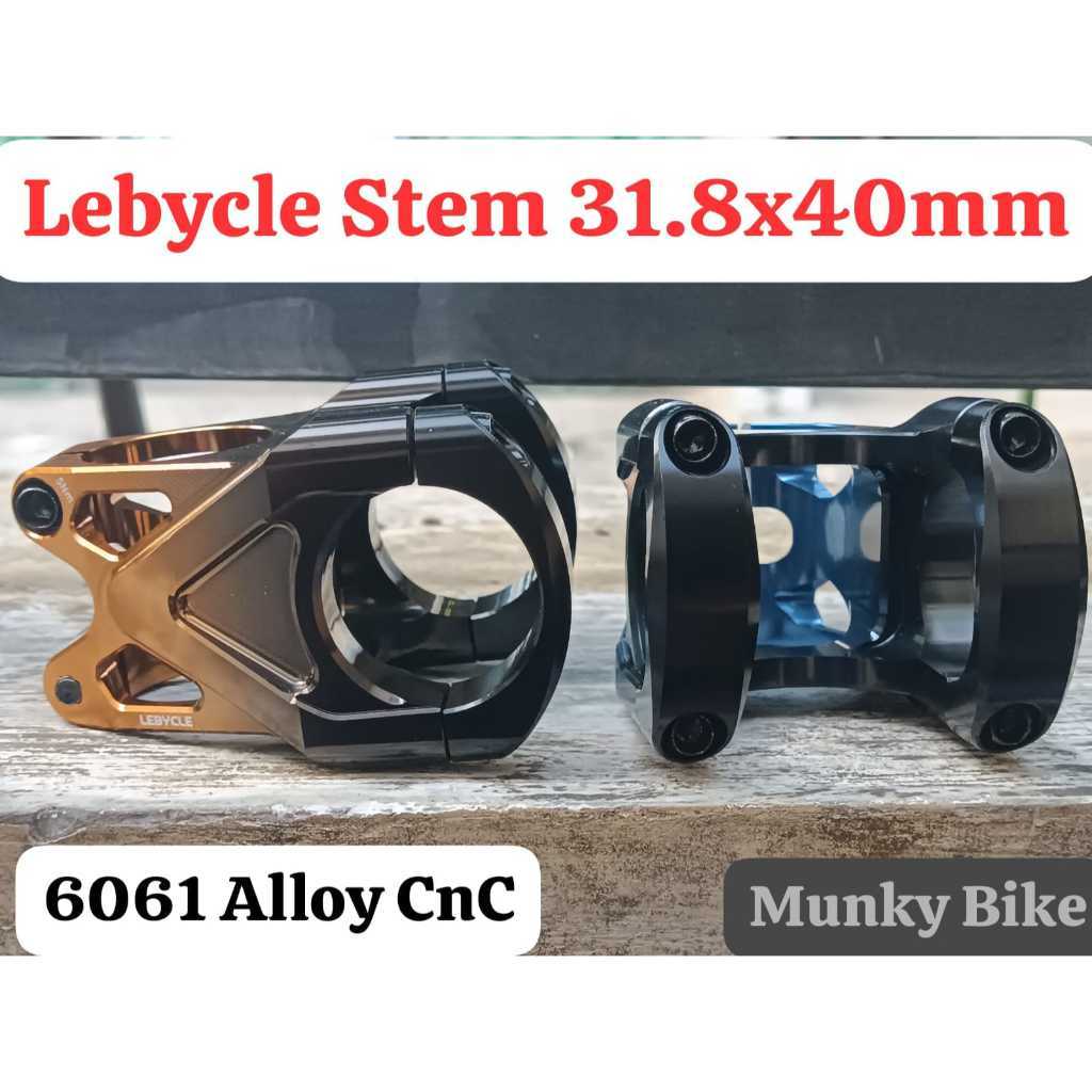 Foto Stem Pendek Lebycle 31.8 x 40 mm clamp 31.8mm alloy sepeda MTB