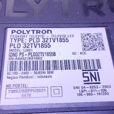 mb mainboard polytron 32tv1855 pld 32tv1855
