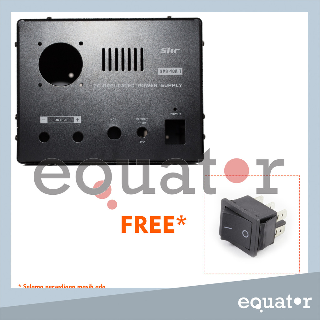 Box / Casing Adaptor / Power Supply 40 A [plat tebal] Type SPS 40A SKR