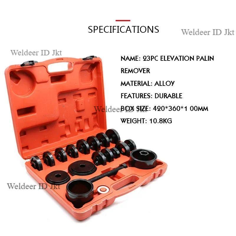 Alat Pelepas Pembuka Bearing Roda Depan Set 23 Pcs Front Wheel Bearing Puller Removal Tool Treker Tr