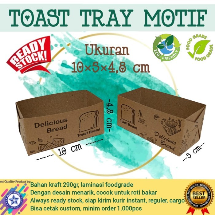Box Roti Bakar | Toast Box | Toast Tray - tray toast Simple pack
