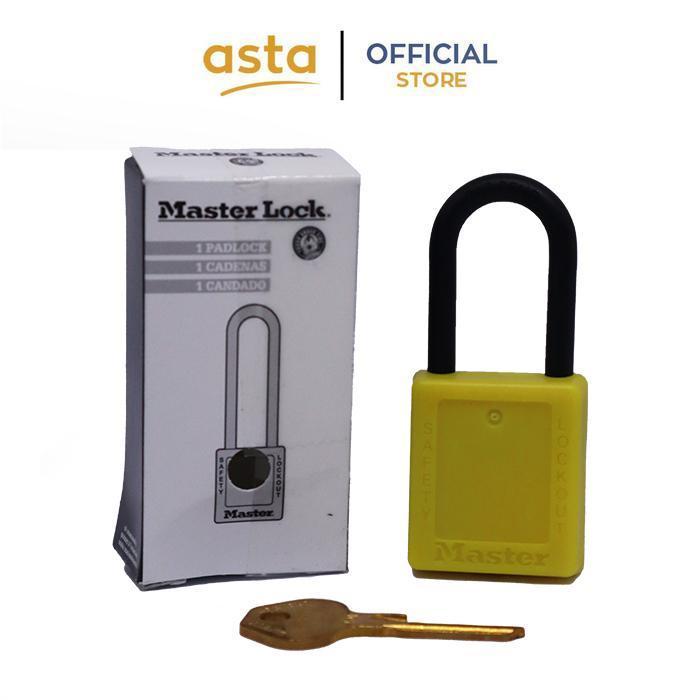 Padlock-Master Lock-406--Yellow/ Kuning