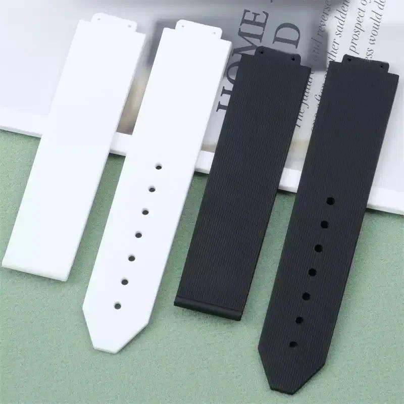 Women's silicone strap for HUBLOT strap rubber strap Soft waterproof wat  sports wat accessorie 21mm