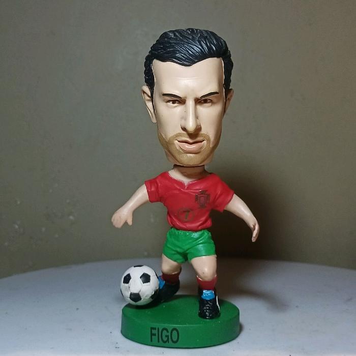 action figure pemain bola figo boblehead