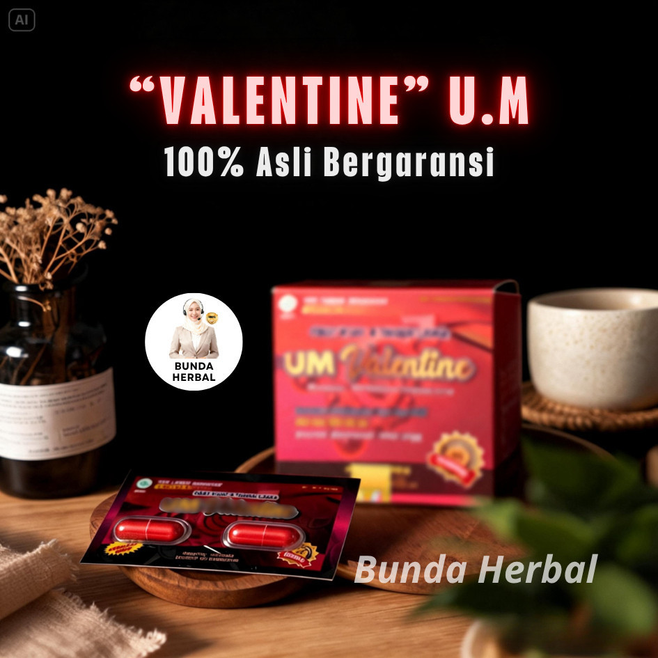 [READY STOK] UM Valentine Garansi 100% Original Kemasan Sachet