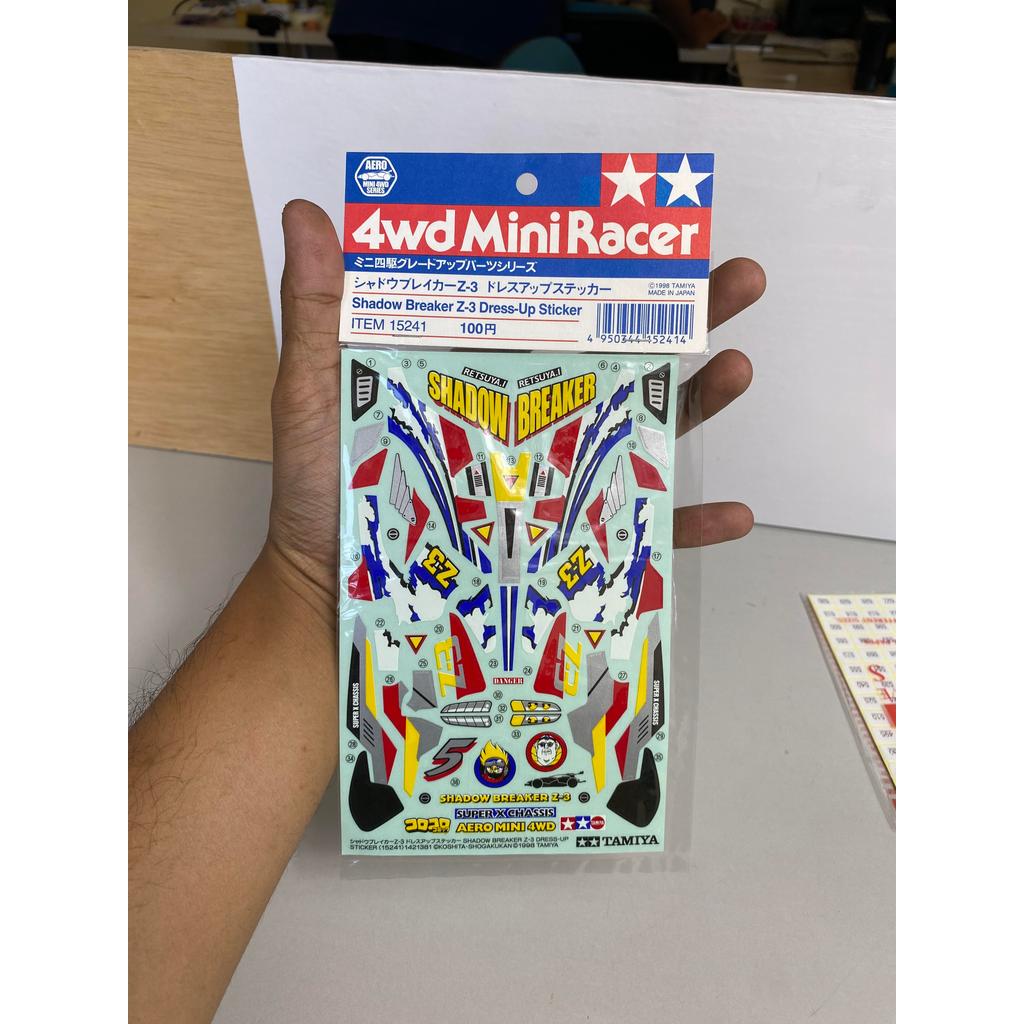 Tamiya 15241 Shadow Breaker Z-3 Sticker Set Old Label