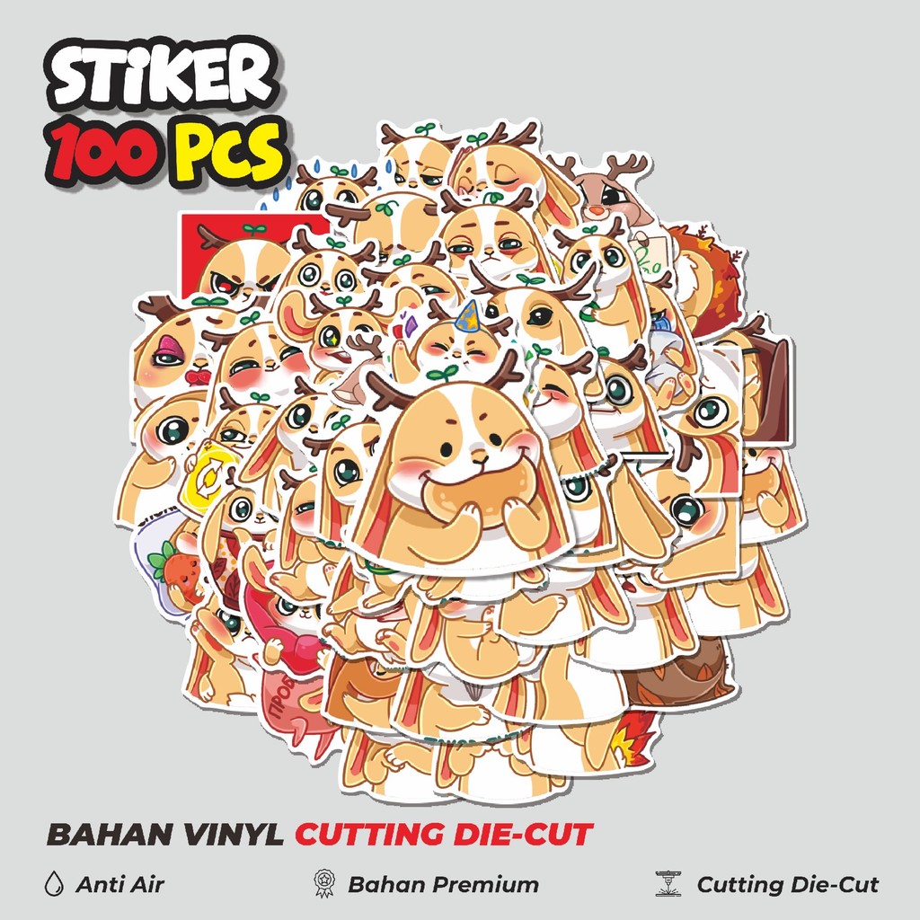 

Terbaru! 50 pcs Stiker Leaflet Dekorasi Lucu Kreatif untuk Notebook, Skateboard, HP