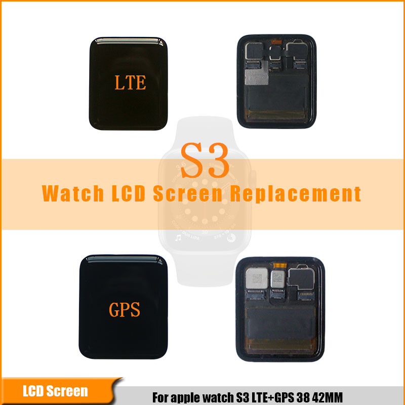 S3 LCD For Apple Watch Series 3 GPS LTE LCD Display Touch Screen Digitizer Series S3 38mm 42mm Lcd R