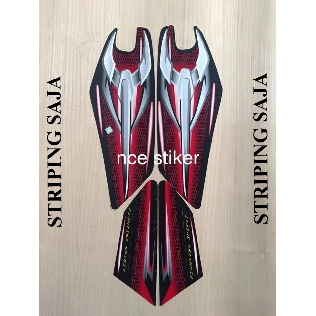 STIKER STRIPING ORI YAMAHA RX KING MERAH 2007 STIKER YAMAHA RX KING 2007 MERAH RX KING MERAH