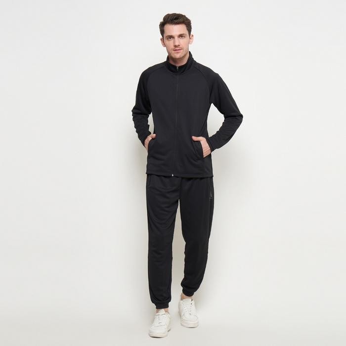 ADIDAS TRACKSUIT TR130 BLACK - ADIDAS SET TRACK SUIT JAKET DAN CELANA TRAINING ORIGINAL - S