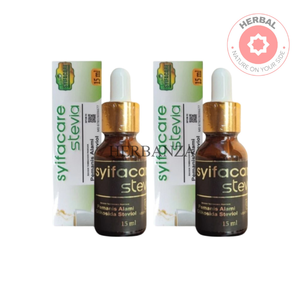 

2 PCS Syifacare Stevia Cair 15ml – Pemanis Sehat Herbal Alami Bantu Diet & Cocok Untuk Penderita Diabetes