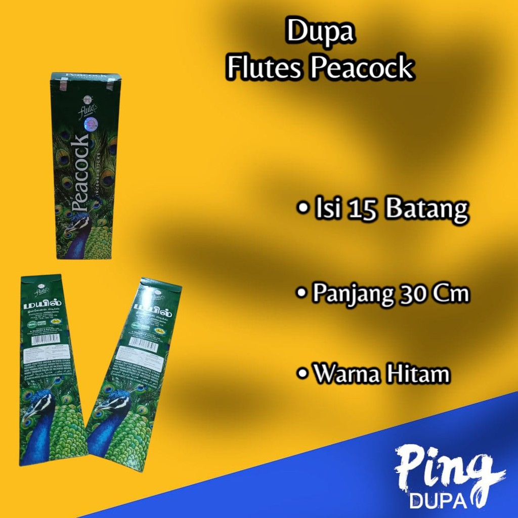 Dupa Peacock Flute Thurgas Hio India