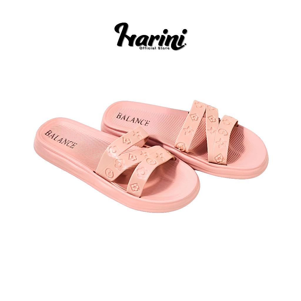 Sandal Wanita Import Balance Sendal Slop Karet Empuk Anti Slip Rumah Jelly 2025-3