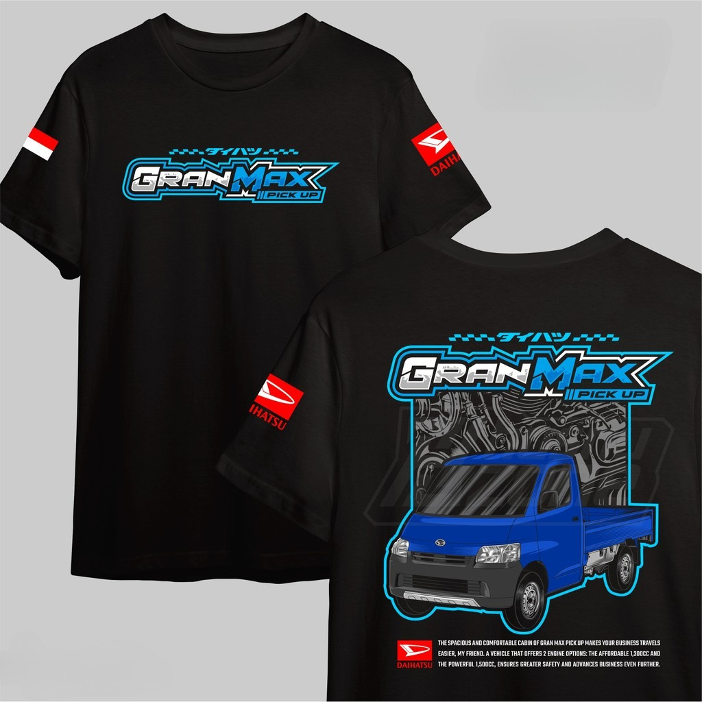 Kaos Baju Otomotif Driver Sopir Mobil Daihatsu Gran Max Pickup Pick Up