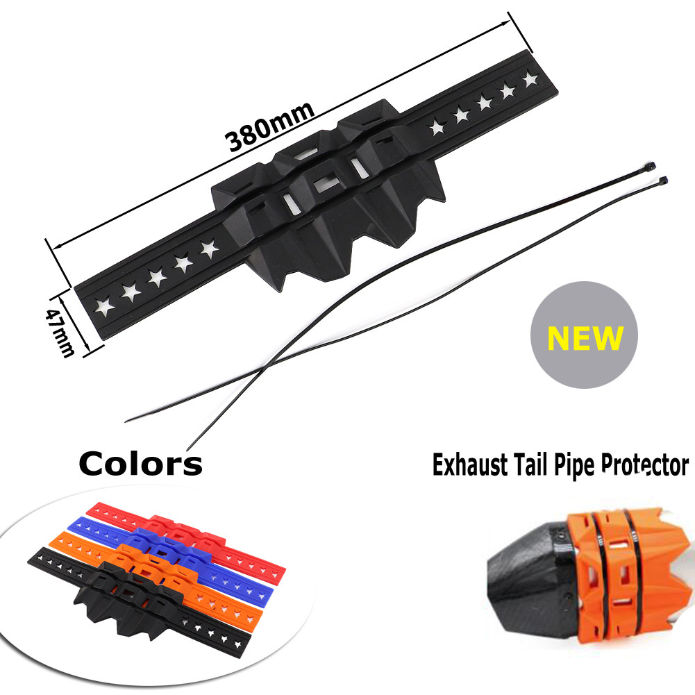 Universal Exhaust Pipe Cover Escape Muffler Silencer Protector Guard for Exc Crf 230 rt Bike Parts E