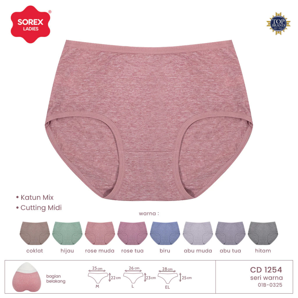 Cd Wanita Sorex 1254 Cotton Rich | Cd Basic |jc3