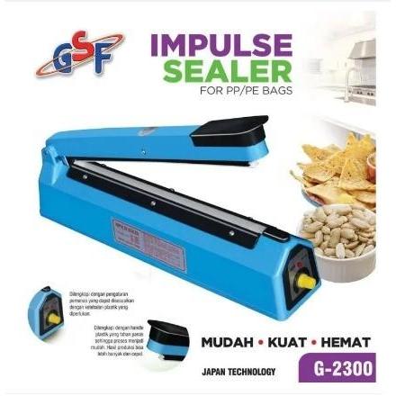 GSF Mesin Sealer Plastik 30cm Hand Impulse Sealer Plastik G-2300
