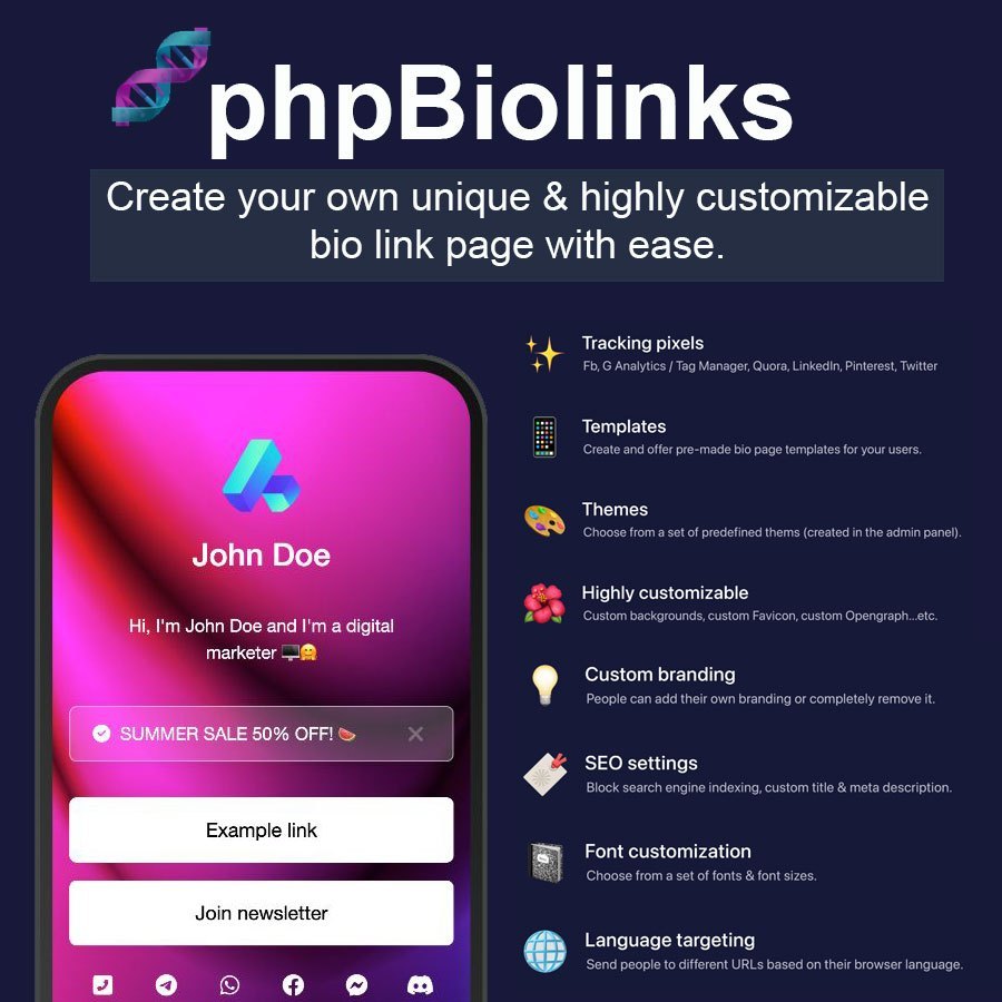 BioLink Membuat Website Seperti Linktree