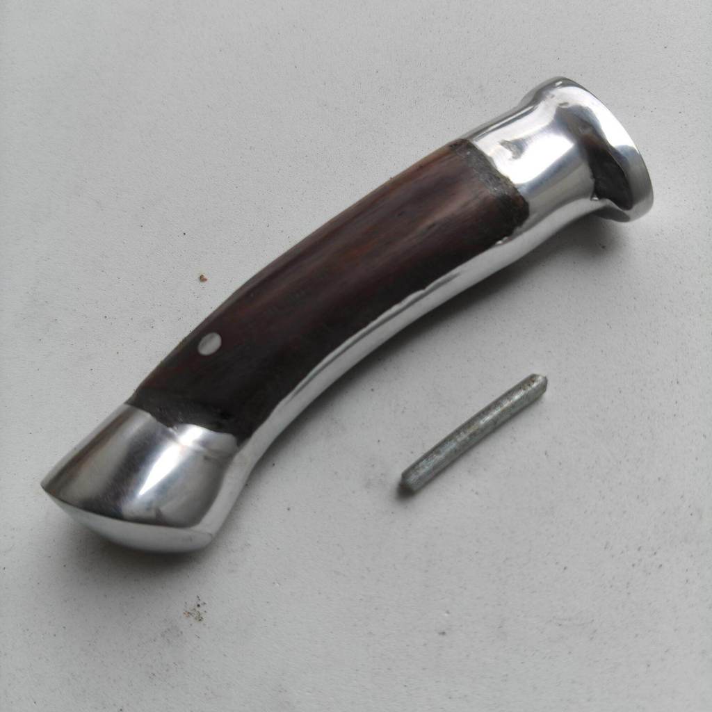 Aksesoris peralatan kebun pegangan gagang golok asli cibatu mentahan duralium gagang bedog aksesorie