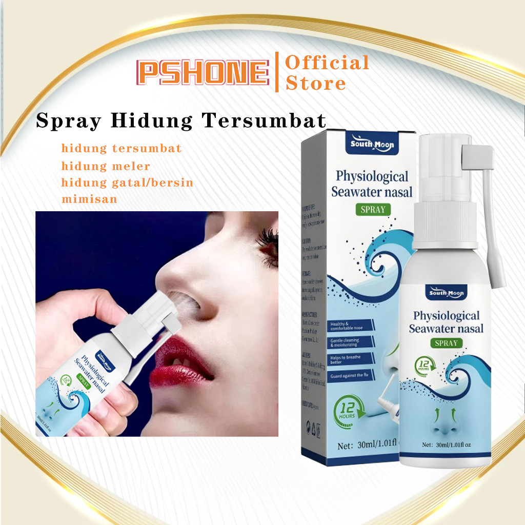 PSHONE Nasal Spray Sinusitis Spray obat sinusitis hidung semprot hidung tersumbat semprotan sinusiti