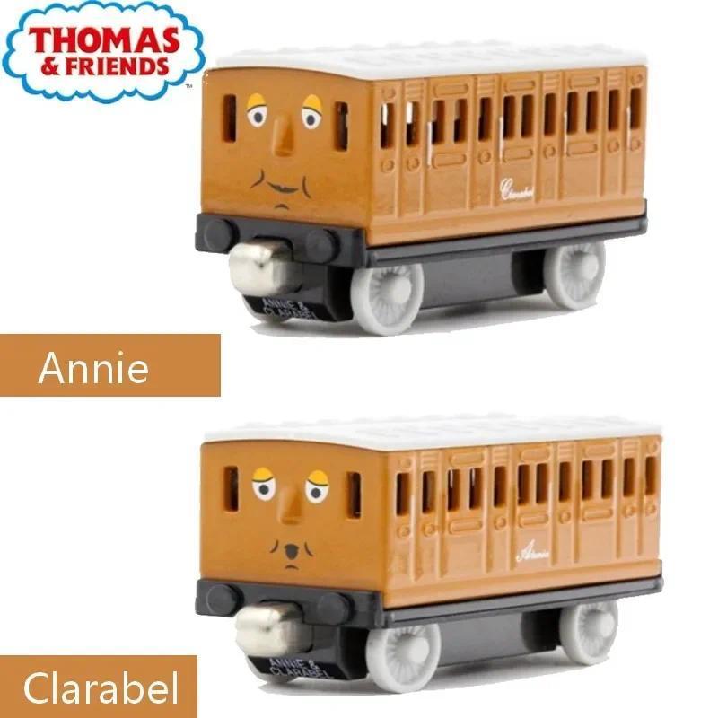 Genuine Thomas and Friends Track Master Train Annie Clarabel Model Metal Plastic Magnetic Railway Ca