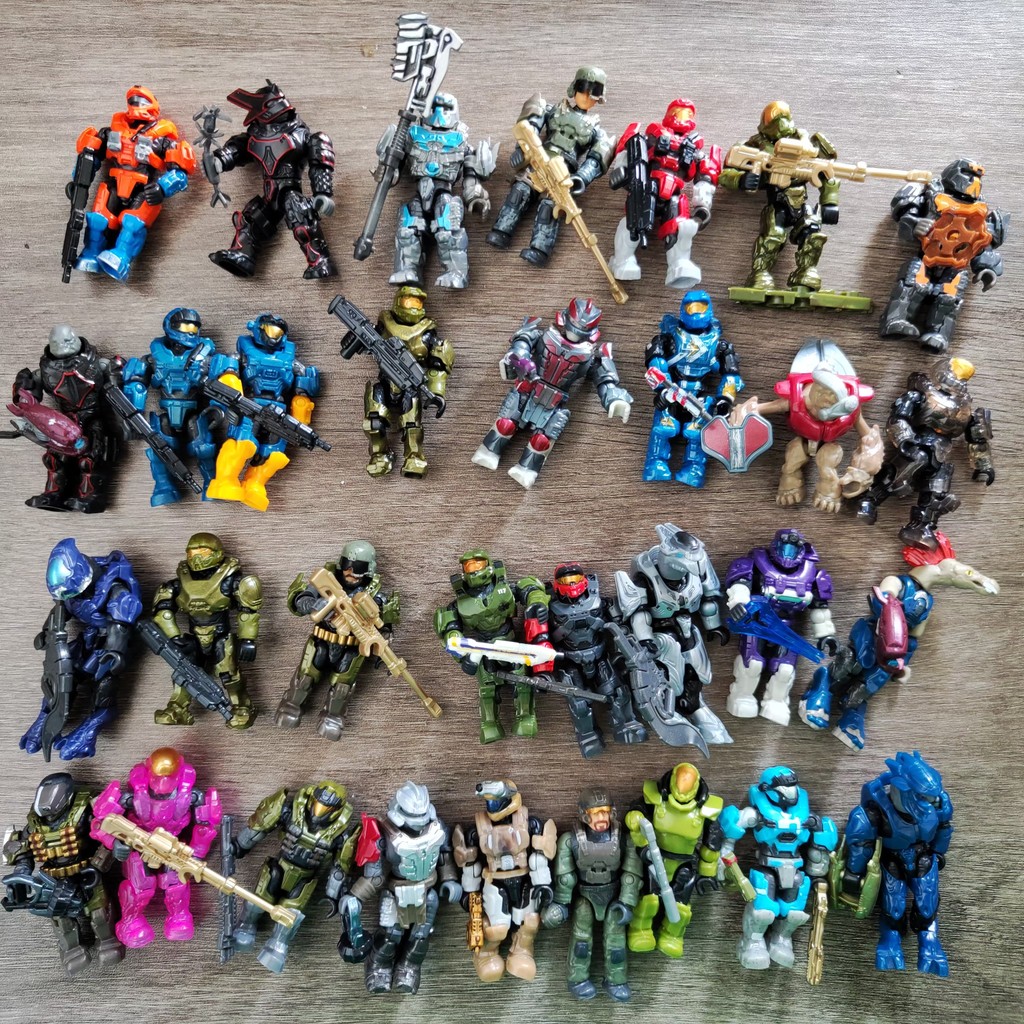 Mega Bloks Construx Infinite Call of Duty Spartan Operator Brute Sniper Buig Toy