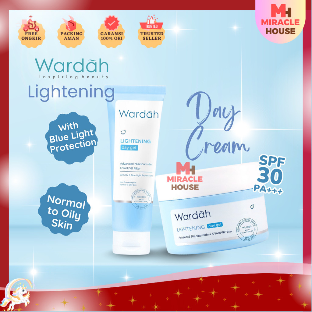 Wardah Lightening Day Cream - Krim Pagi dengan Advanced Niacinamide