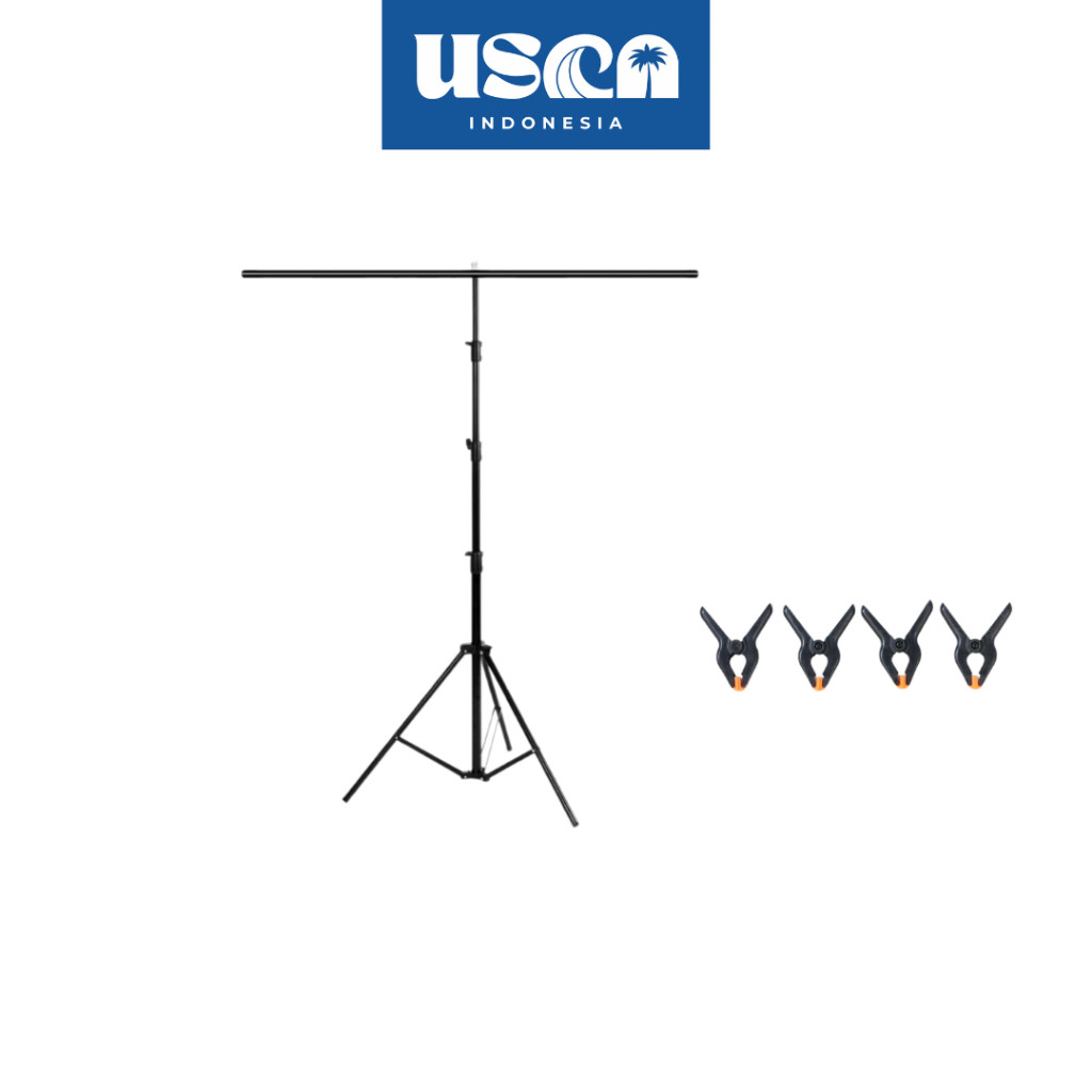 USEA - Stand Backdrop Photography Tiang Stand Background Tiang Backdrop Foto Studio