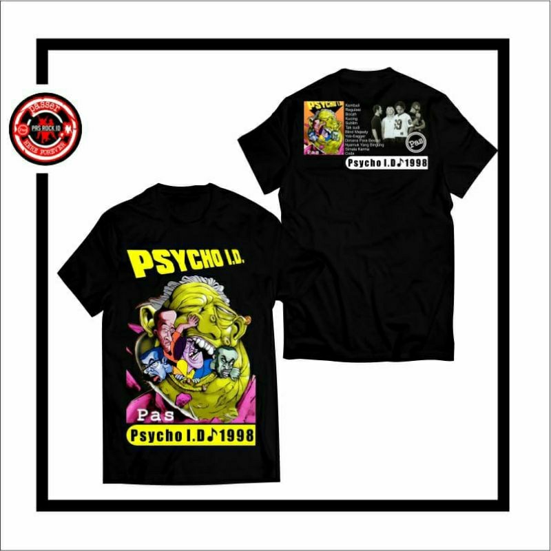 KAOS PAS BAND ORIGINAL DISTRO - KAOS PAS BAND MODEL TERBARU ORIGINAL COD