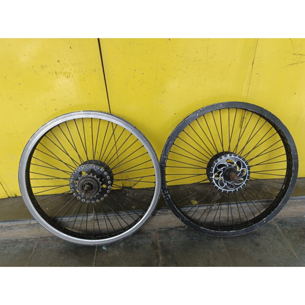 velk sepeda bmx atau lowrider 20 jari jari 48