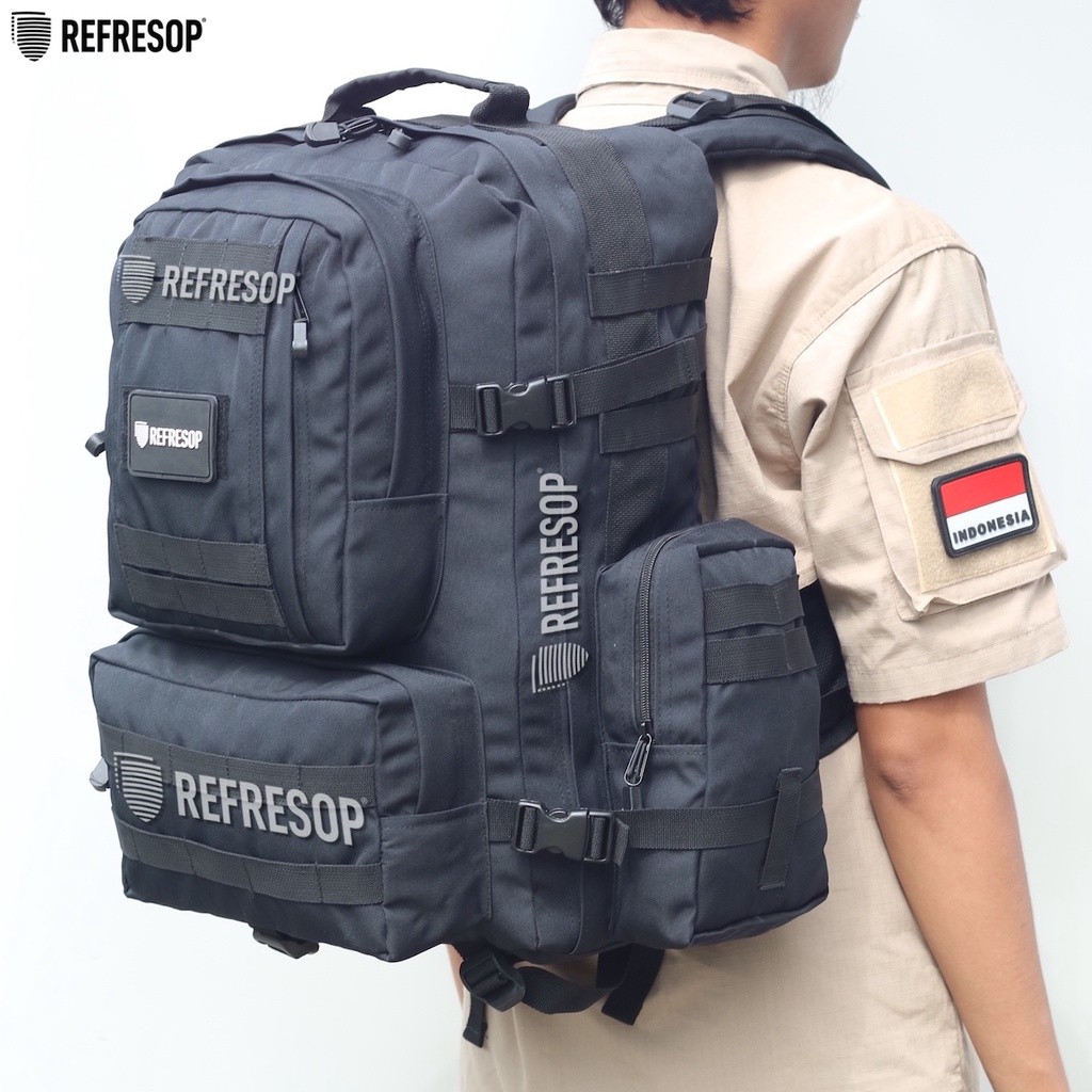 REFRESOP Original PX314 Tas Ransel Army Tactical - Hitam