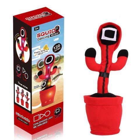 [star lolipop] Mainan Boneka Bebek Goyang Squid Game Bisa Bicara dan Musik Led Hadiah Toy - Squid Ga