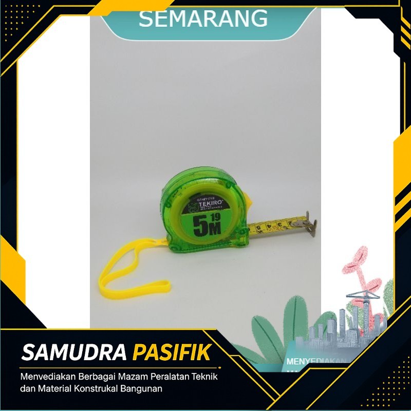 (BRSP) METERAN TEKIRO 5 M HIJAU / METERAN TEKIRO 5 M HIJAU METERAN TEKIRO