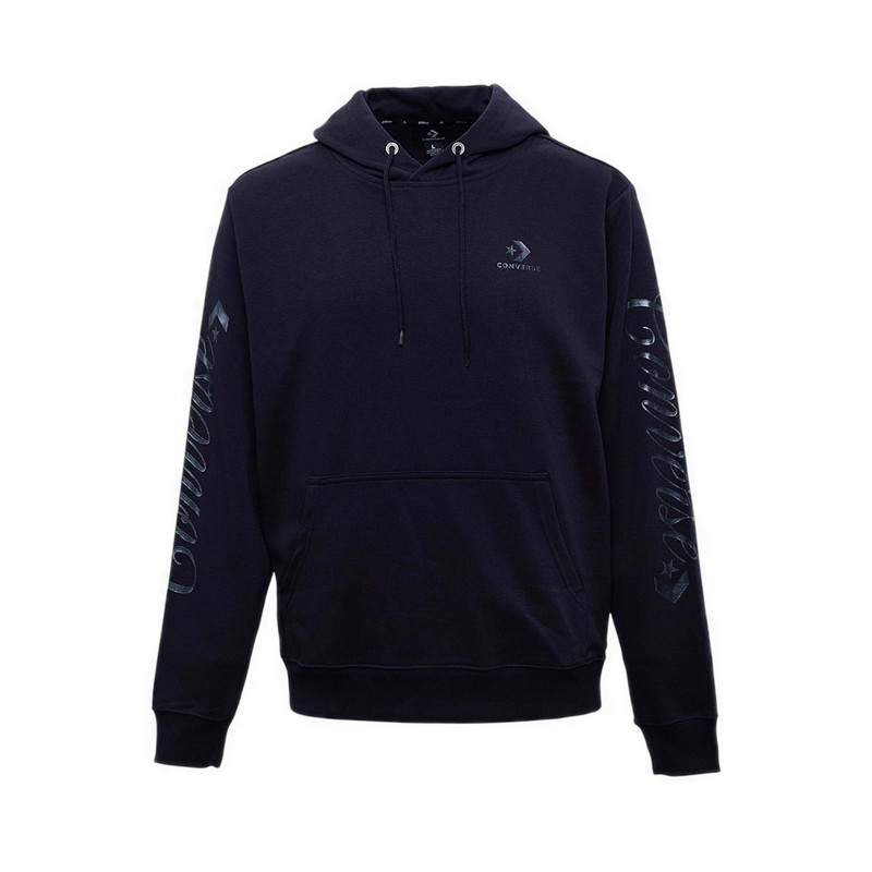 Converse Script Chev Hoodie Men's Jacket - Black