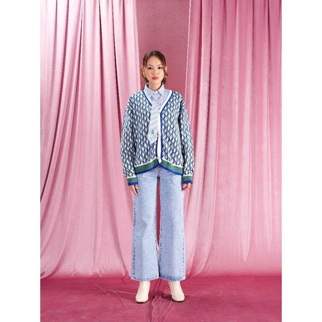 Aleza - Lila Denim Pants - Bawahan Celana Wanita