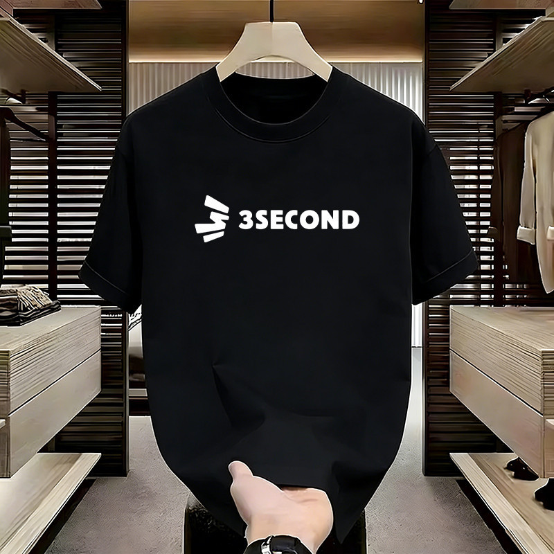 [Kaos Katun COD Unisex] Kaos 3SECOND Original | Motif Logo Huruf, Varsity, Warna Warni | Bahan Cotto