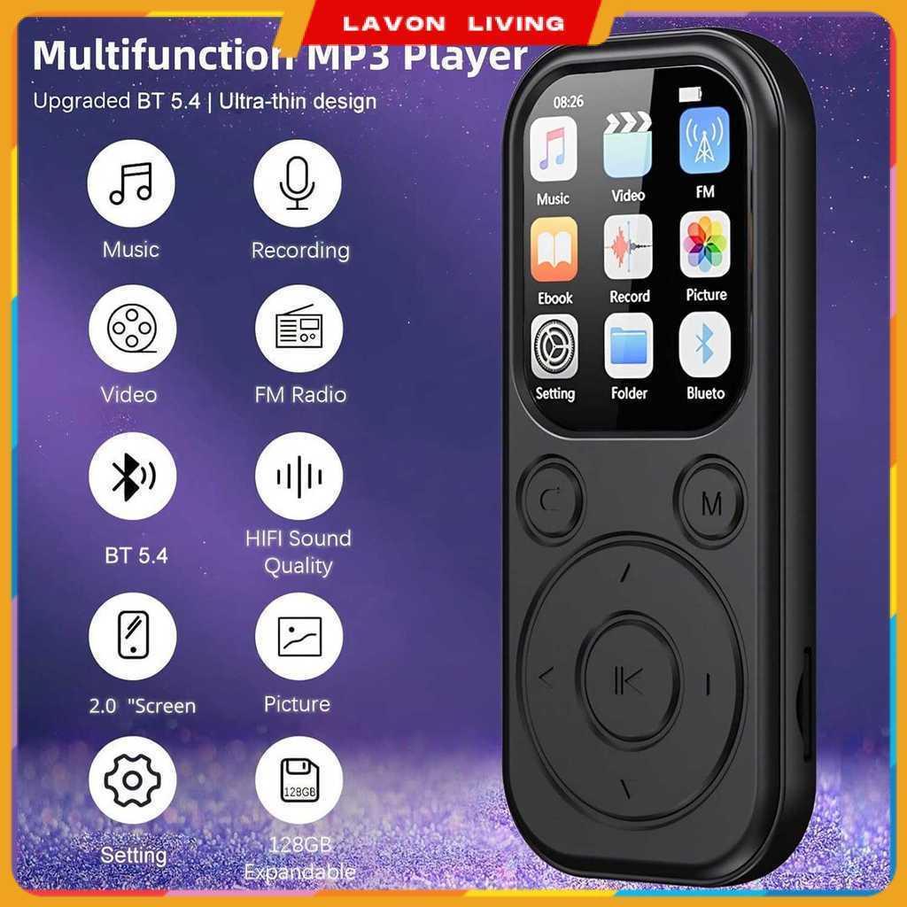 MP3 Digital Audio Player HiFi Bluetooth MP4 2 Inch 210mAh - SD-09