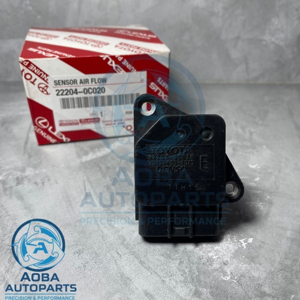 Sensor Airflow Air Flow Type E Toyota Innova Fortuner Hilux Gasoline 2204-0C020 Original