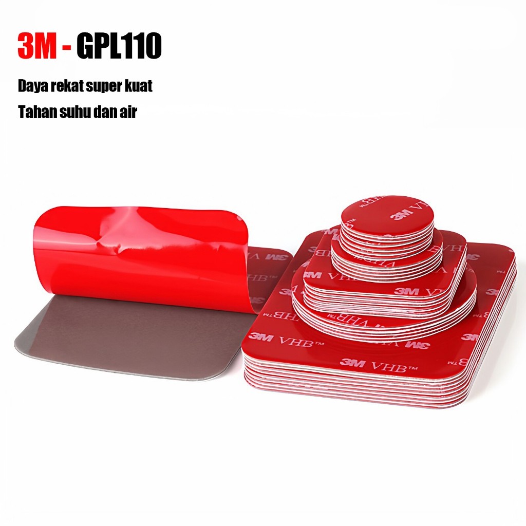 3M VHB Perekat Dua Sisi Original Resmi Busa PE Bening Magic Nano Tape Super Kuat Untuk Pemegang Kame