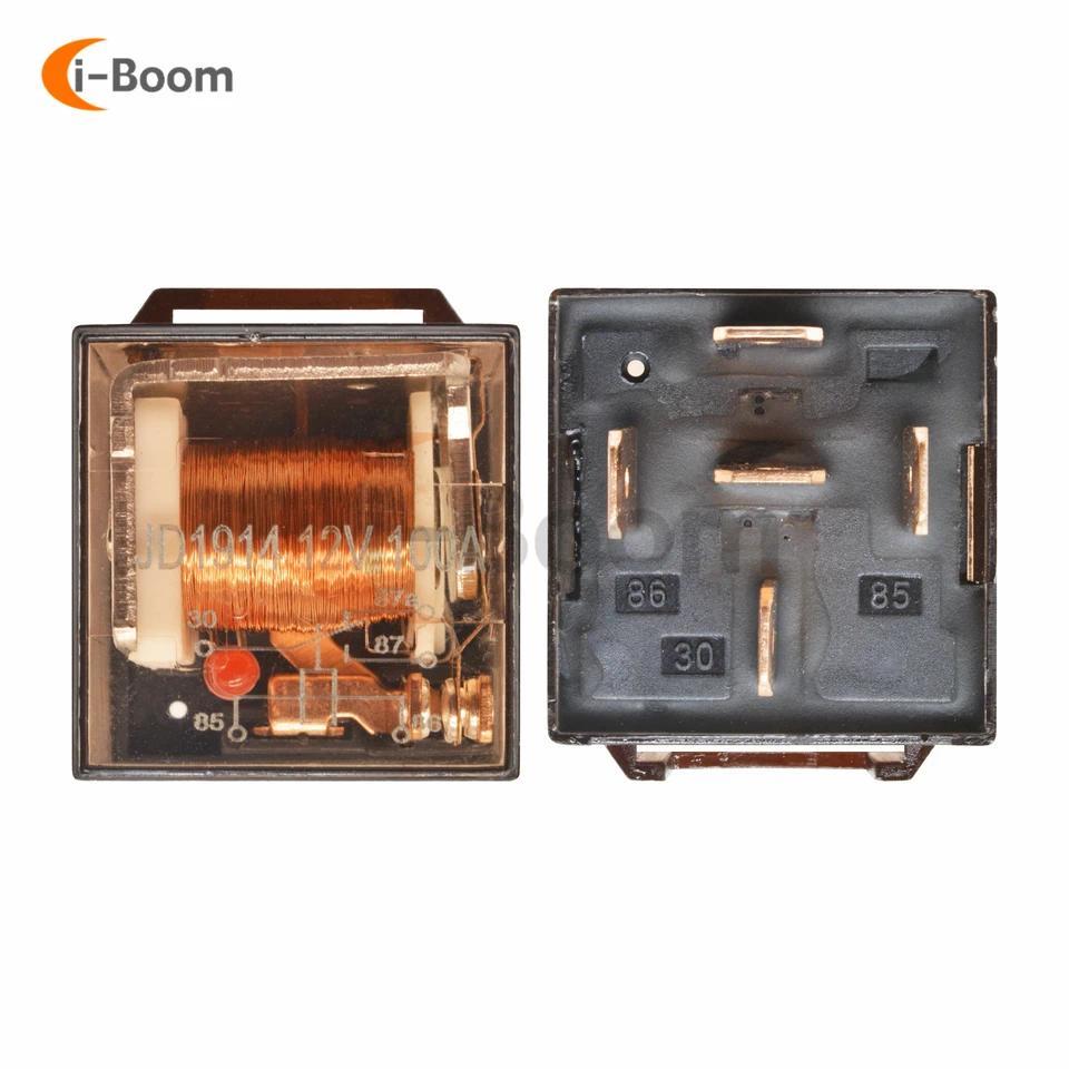 12V 24V 80A 100A Automotive Relays 4PIN/5PIN Car Relays SPDT Car Control Device High Power Waterproo