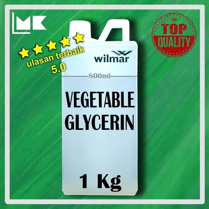 VEGETABLE GLYCERINE - GLISERIN USP GRADE merk WILMAR 1 Kg Hand Tangan