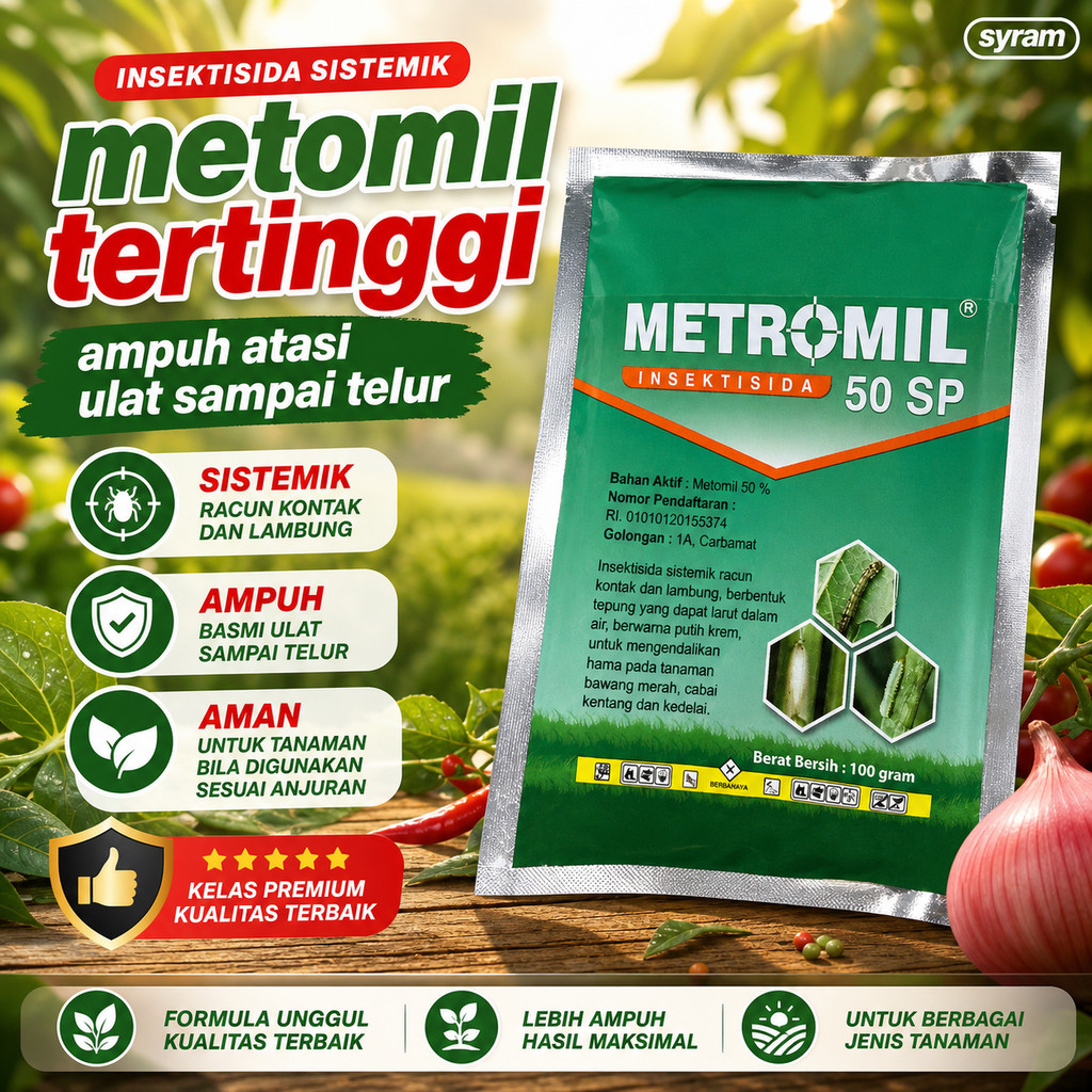 insektisida metromil 100gr