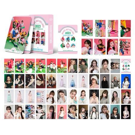 Photocrad IVE Scout 1 Box Isi 55 Pcs Premi Kilat Doff Pc Lomocard Kpop Idol Koleksi Photos Kpopers