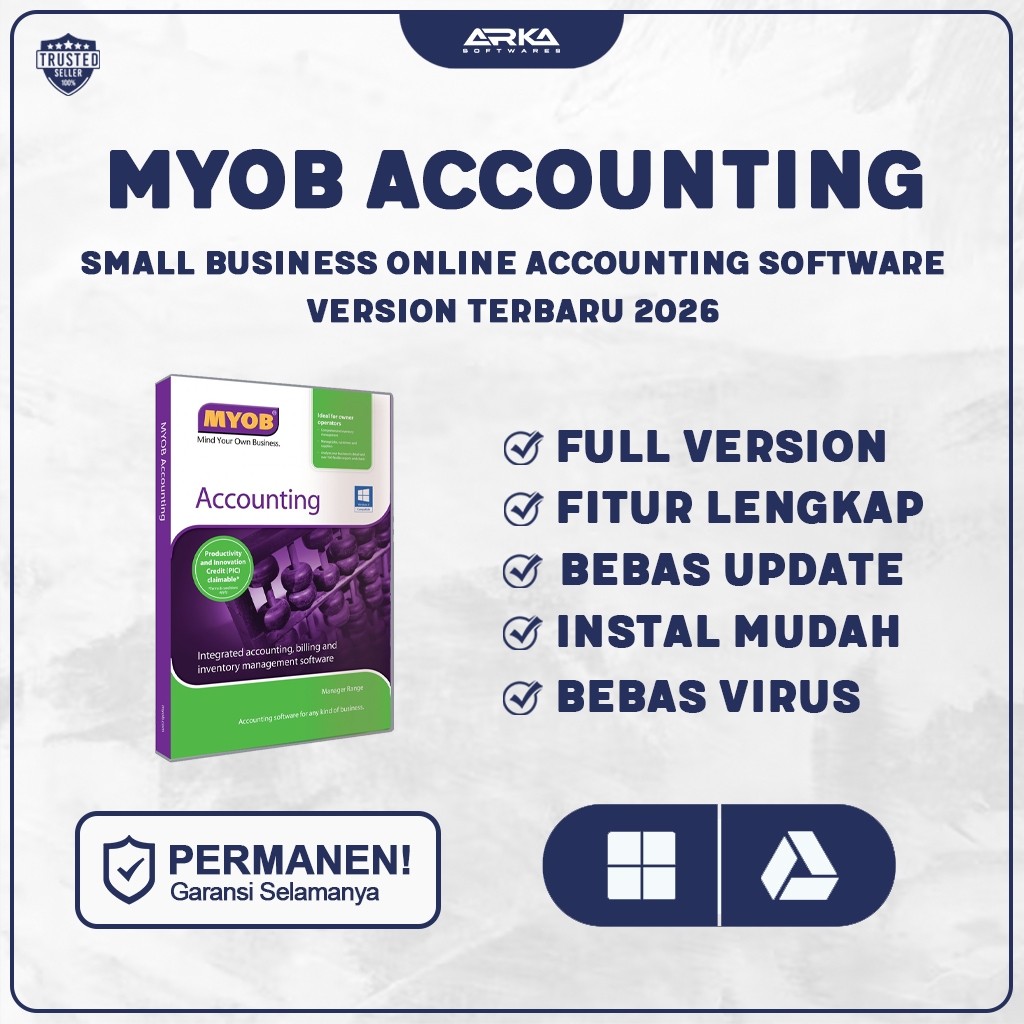 MYOB Accounting Pro 18 Full Version Original Lifetime + Panduan Instalasi (WIN)