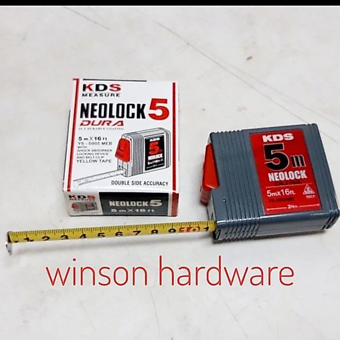 Meteran KDS 5 Meter - Rol Neolock Measure Tape 5M Original Jepang